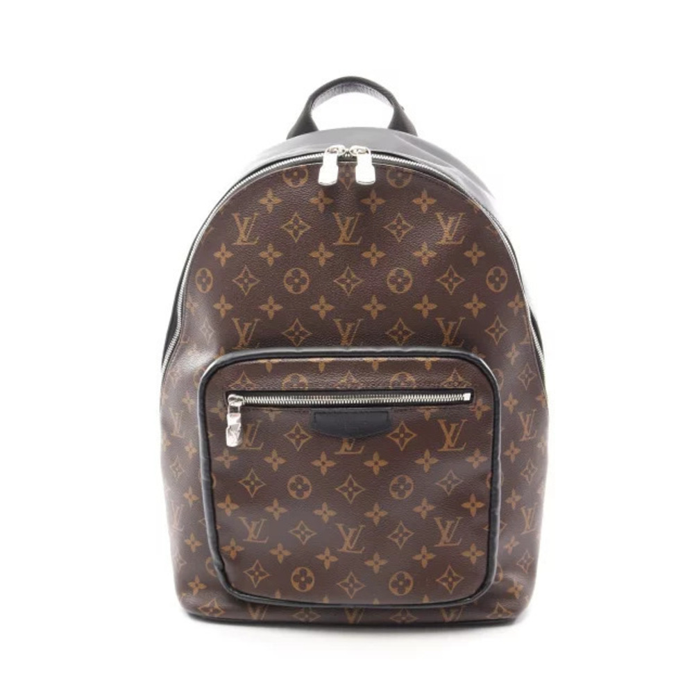 Louis Vuitton Josh NV Monogram Backpack Bag Canvas Leather Macassar Brown Black